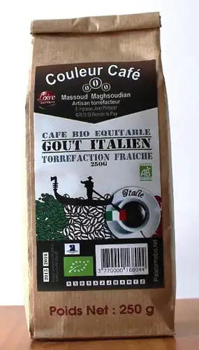 Café gout Italien grain kg
